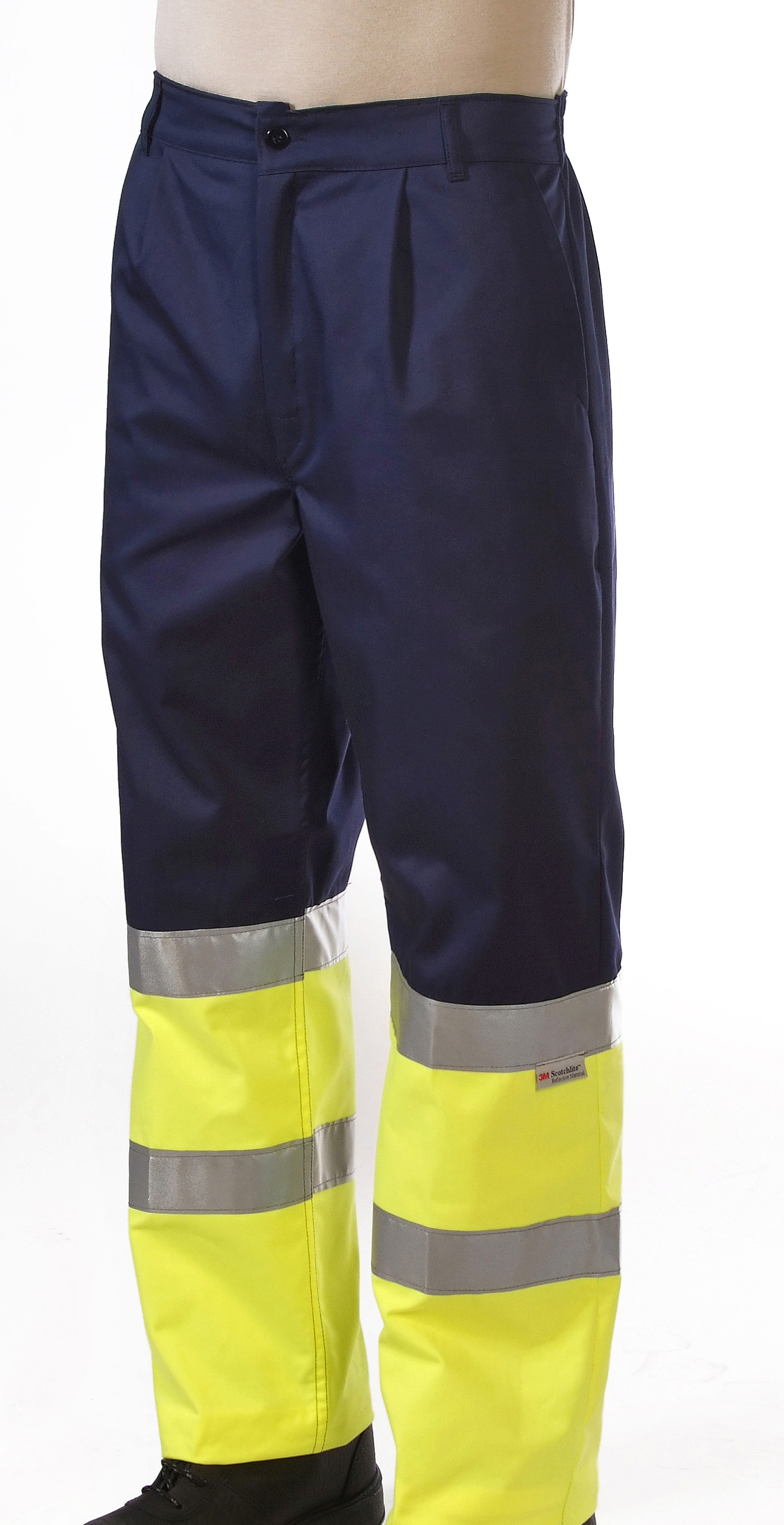 Pantalón combinado amarillo flúor alta visibilidad Image
